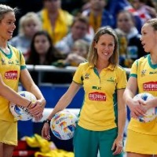 Alanna Antcliff - Team physio with the Australian Netball Diamonds